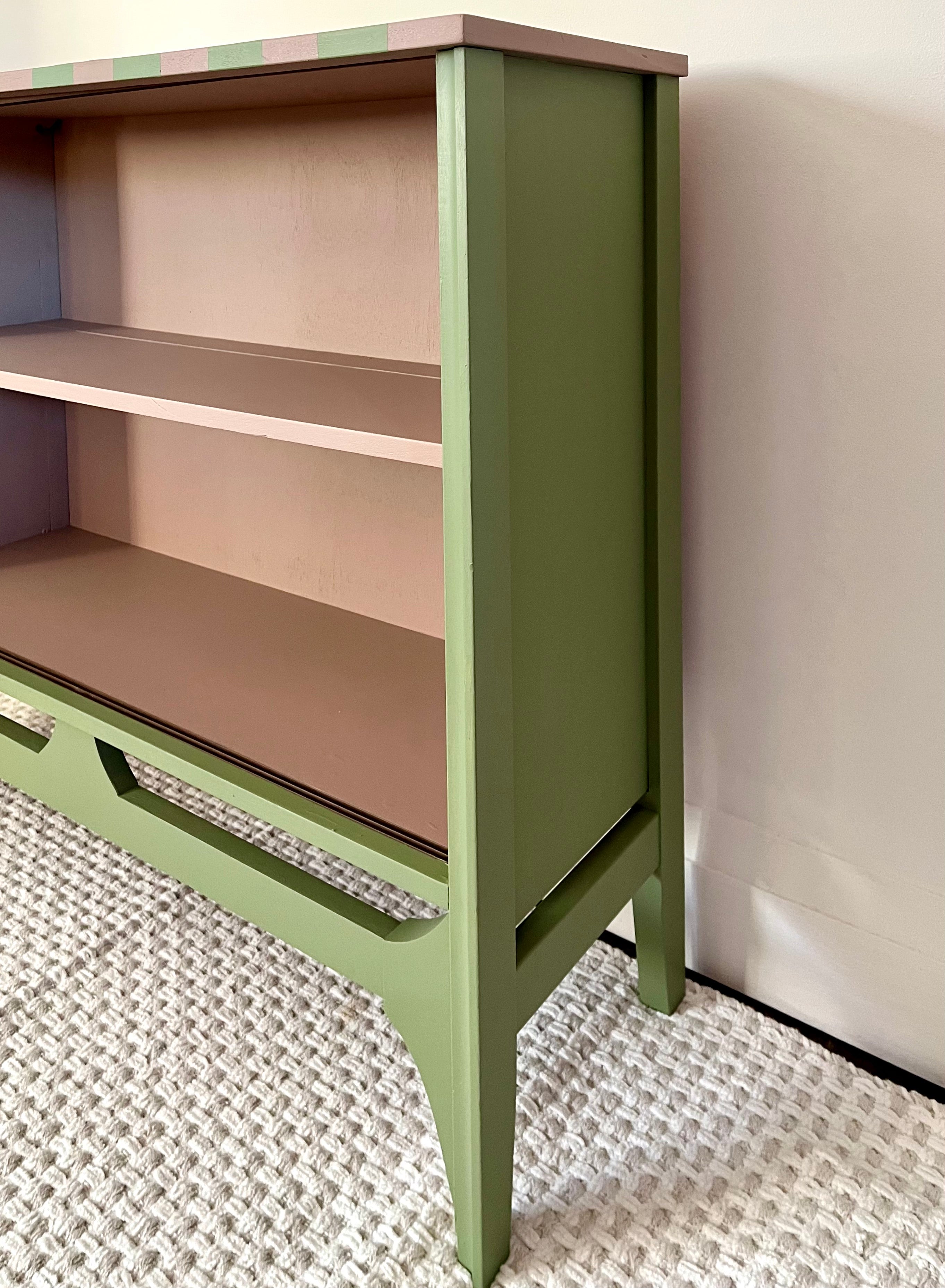 Striped Bar Cabinet