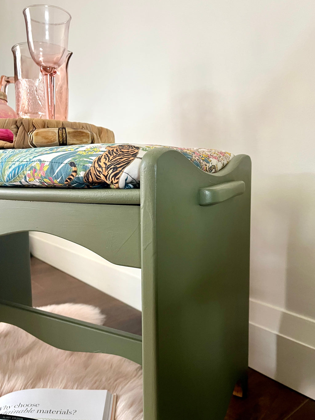 Jungle Upholstered Bench