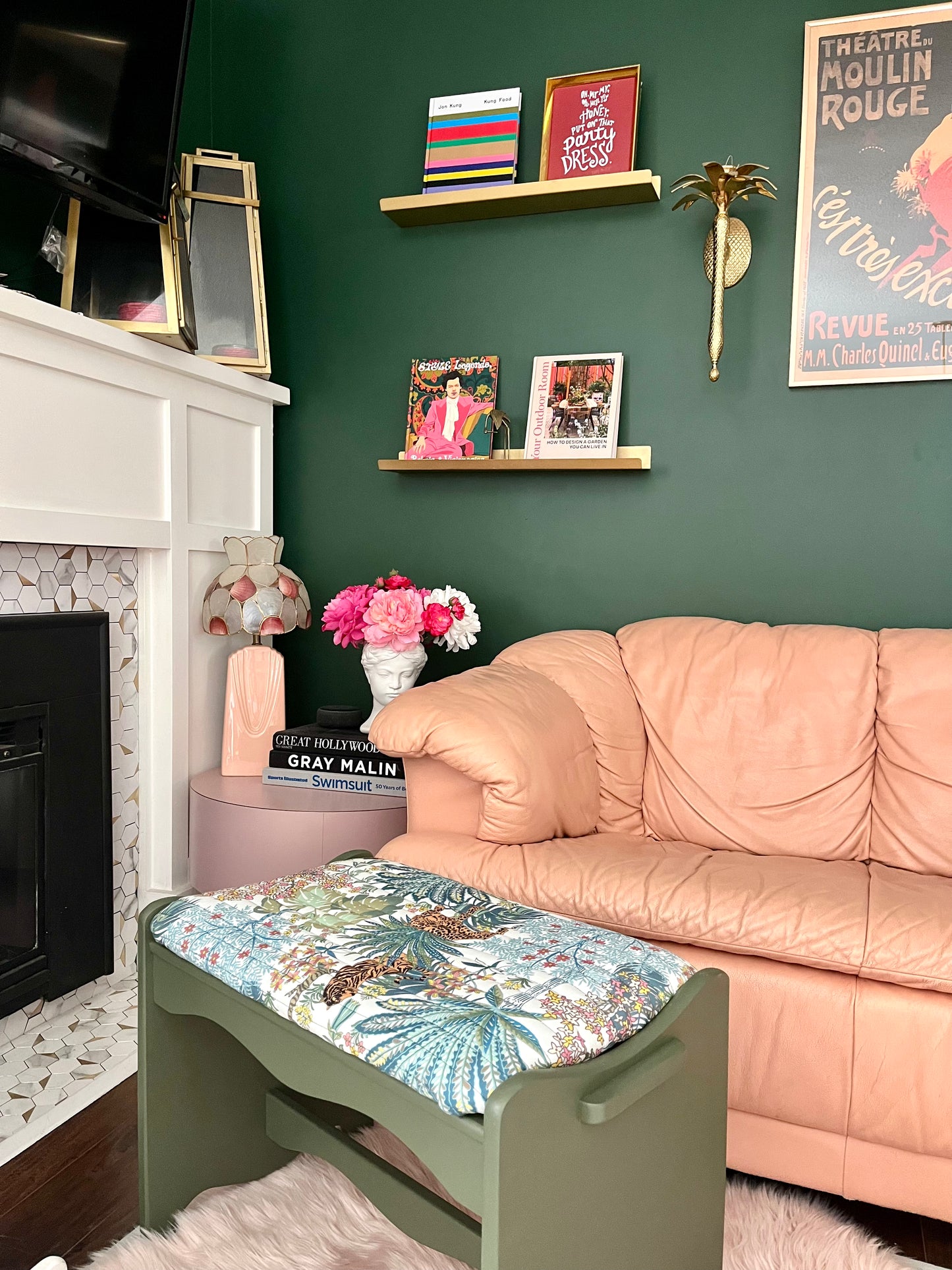 Jungle Upholstered Bench