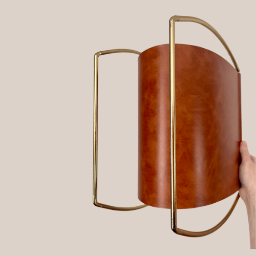 Leather Media Cradle