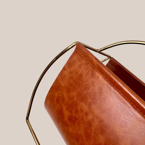 Leather Media Cradle