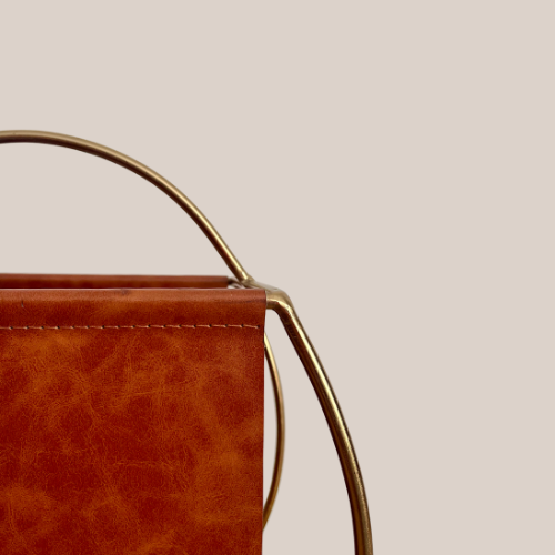 Leather Media Cradle